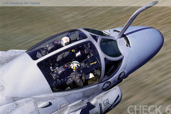 Close up of US Navy A-6E Intruder - by Tom Twomey