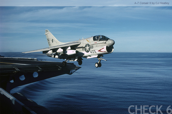 US Navy A-7 Corsair - by CJ Heatley