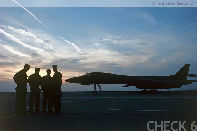 B-1 and Crew - by George Hall
