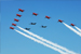 The RAF Red Arrows in Formation with 3 Supermarine Spitfires - Dan Simonsen